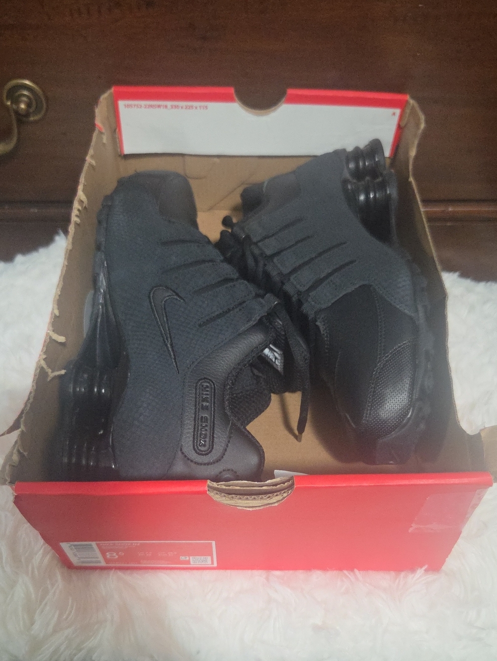 Nike Men’s Shox Running Shoes - Black